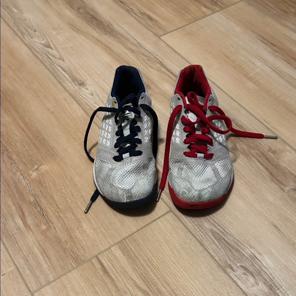 Reebok CrossFit Red, white, and blue Nano size 7